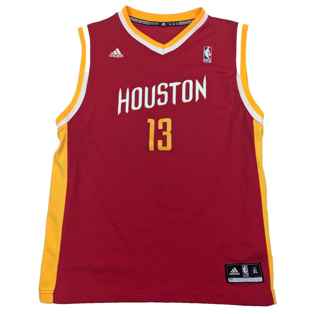 Adidas Houston Rockets James Harden #13 Youth NBA Basketball Jersey Red XL